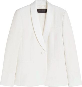 Max Mara Pianoforte Giacca Scatola White