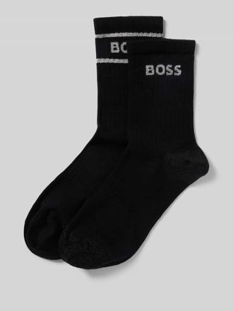 HUGO BOSS Socken aus Baumwoll-Mix im 2er-Pack in Black, Gr&ouml;&szlig;e 36-42