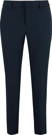 Pantaloni Torino New York Techno Fabric Tailored Broeken - Dames - Slim Fit Broeken - Blauw - XL - Leer - Broeken