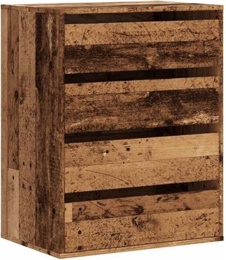 vidaXL Corner Chest of Drawers Old Wood 60x41x76 cm Engineered Wood Vidaxl