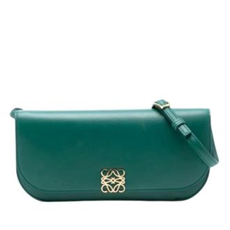 Loewe Pre-owned Cross Body Bags, female, Green, Size: ONE SIZE Pre-owned Shoulder Bag