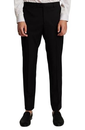 Paisley & Gray Sloane Slim Fit Tuxedo Pants in Black Stretch at Nordstrom Rack, Size 2932