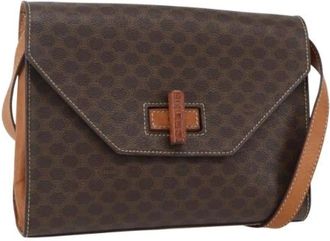 Celine Pre-owned Shoulder Bags, female, Brown, Size: ONE SIZE Pre-owned Vintage Shoulder Bag