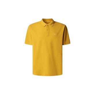 Pepe Jeans London Polo Oscar Siena - male - Pepe Jeans - Polo Shirts - Yellow - 2XL - Tops