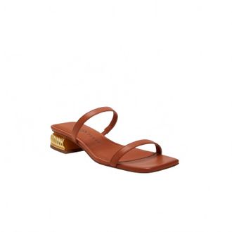 Katy Perry Womens Framing Low Heel Sandal In Ginger Biscuit