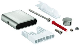 GROHE Soporte De Barra De Ducha Para Rainshower Smartactive Brausest.,metal, Supersteel, 48425dc0