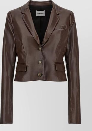 Andamane fitted cropped single breasted blazer