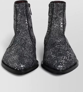 Dolce & Gabbana sequined chelsea boots