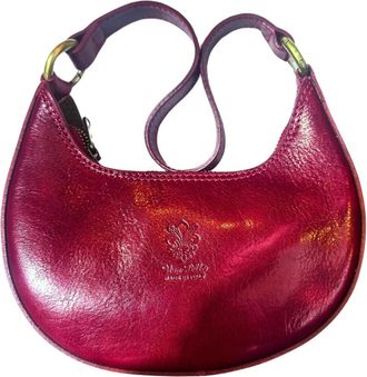 Generic Real Leather italian Half Moon Bag women PREMIUM MATERIAL: Crafted from genuine leather with a luxurious smooth finish and gold-tone hardware accents