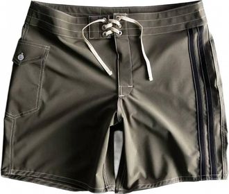 Birdwell Beach Britches Mens 808 Board Shorts In Army Racing Stripes