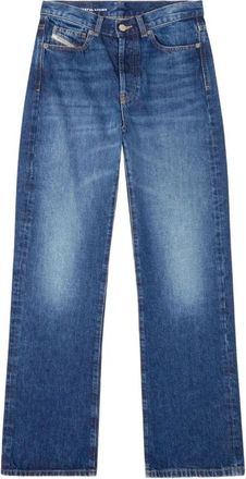 Diesel 1971 D-Sent Straight Jeans - Dames - Regular Fit Jeans - Blauw - W28 - Katoen - Jeans