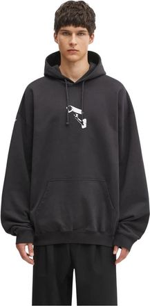 VETEMENTS Cctv Oversized Hooded Sweatshirt - Heren - Hoodies - Zwart - L - Katoen - Hoodies & sweatvesten