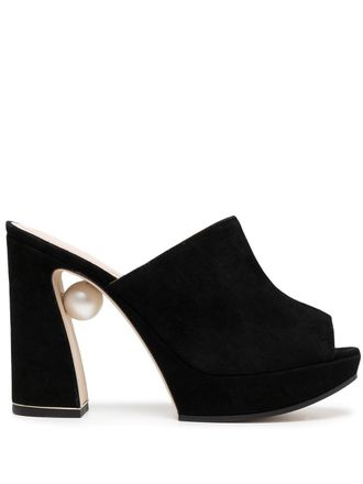 Nicholas Kirkwood Mules ANNABEL - Nero