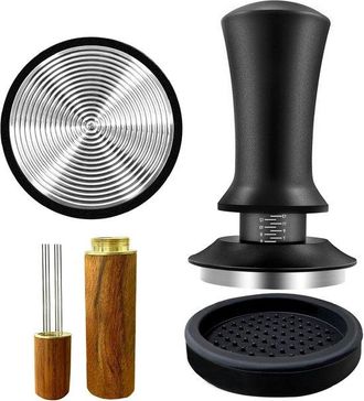 OEM Juego De Prensador De Caf&eacute; Espresso De Acero Inoxidable De 51 Mm - Accesorios De Caf&eacute; Para Baristas