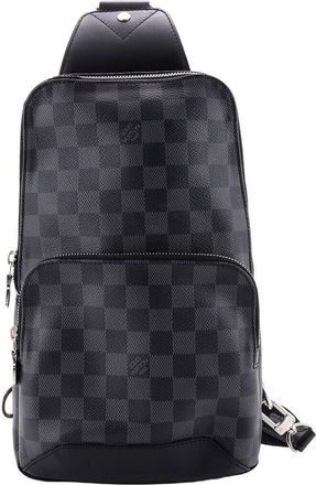 Louis Vuitton Black Damier Graphite Avenue Sling Bag (Authentic Pre-Loved)