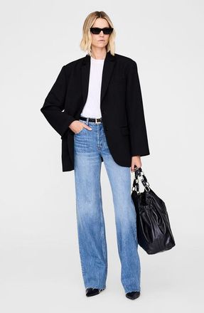 Anine Bing Quinn Blazer in Black at Nordstrom, Size X-Small