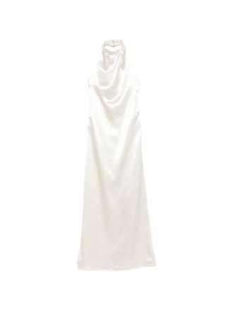 Alysi Womens Satin Long Dress