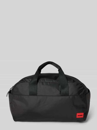 HUGO BOSS Weekender mit Label-Patch Modell ETHON in Black, Größe 1