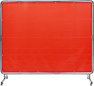 OEM Schwei&szlig;vorhang 1,8 X 2,4 M Schwei&szlig;schutzvorhang Aus Flammhemmendem Vinyl Schwei&szlig;schutzwand Mit 4 Schwenkr&auml;dern Und Einem 6-stufigen Uv-schutz Schwei&szlig;e