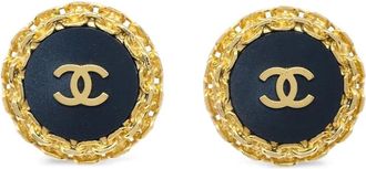 Chanel Orecchini a clip CC 1990-2000 - Oro