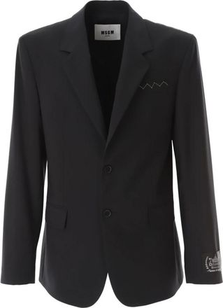 Msgm Msgm, Uomo, Giacche, Nero, M, new
