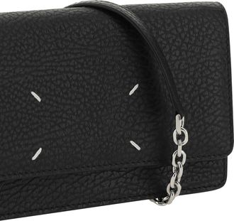 Maison Margiela Womens Wallet Black Calf Leather & Purses