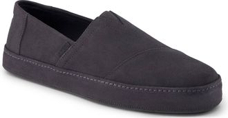 Toms Alpargata Premium Leer Heren Forged Iron Espadrilles