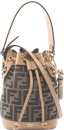 Fendi Pre-owned Fendi Mini Zucca Canvas Mon Tresor Bucket Bag Ladies TYDOVN85I0QXHU7A