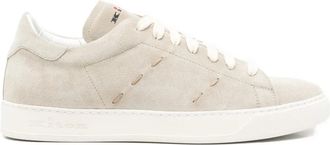 Kiton Sneakers con cuciture a contrasto - Grigio