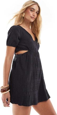 Billabong Isnt She Sweet - Vestito corto nero con cut-out