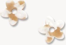 Machete Jewelry Petite Flower Charms in Taupe Shell at Nordstrom