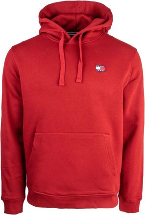 Tommy Hilfiger Heren Badge Hoodie - Heren - Hoodies - Rood - S - Hoodies & sweatvesten