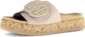 Gabor Platform Slide Sandal in Oak at Nordstrom, Size 10.5-11Us