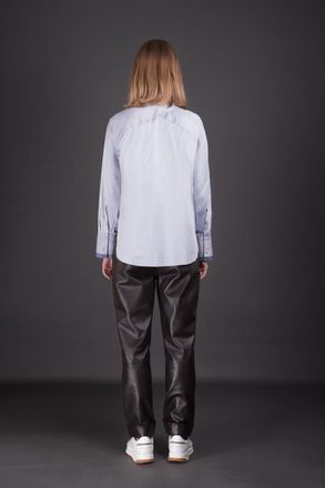Moorer Womens Light Blue Tailored Shirt