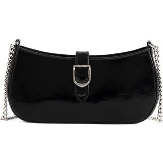 Zadig&Voltaire Janis Leather Shoulder Bag in Black at Nordstrom