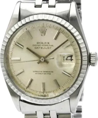 Rolex Pre-owned Datejust 1603 Polshorloge - Heren - Vintage Horloges - Grijs - ONE Size - Vintage