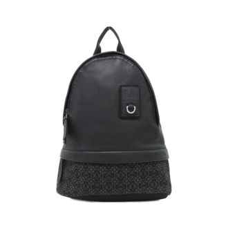 Loewe Black Canvas Leather Backpack (Pre-Owned)