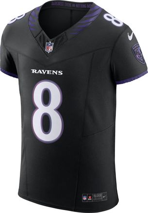 Nike Lamar Jackson Baltimore Ravens Nike Mens Dri-FIT NFL Elite Jersey in Black | 58NM0FDJ8GF-3Y0