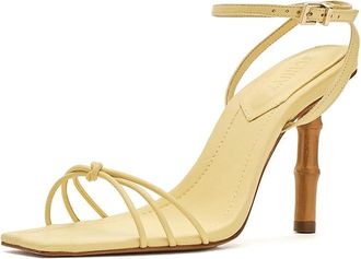Schutz Haven Bamboo Womens Sandals New Yellow : 10.5 M, Leather