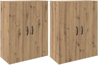 vidaXL Wall Mounted Cabinets 2 pcs Artisan oak 69.5 x 34 x 90 cm Vidaxl