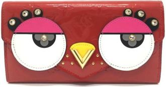 Louis Vuitton Pre-owned Wallets, female, Red, Size: ONE SIZE Pre-owned Vintage Canvas Wallet