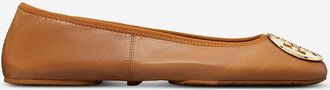 Tory Burch Leder-Ballerinas mit runder Spitze Reva