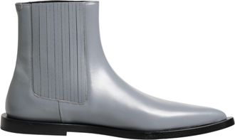 Dolce & Gabbana Light Gray Chelsea Short Ankle Boots Mens Shoes