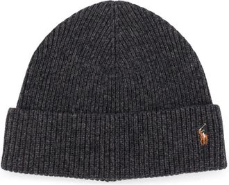 Polo Ralph Lauren Handtekening Manchet Hoed - Heren - Hoeden - Zwart - ONE Size - Accessoires
