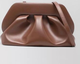 Themoir&egrave; medium vegan clutch bag fabric pleated