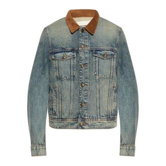 Zadig&Voltaire Denim Jackets, male, Blue, Size: XL Bases Denim Jacket