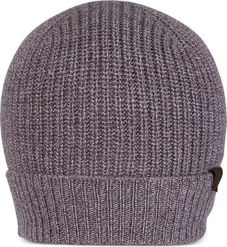 Maurizio Baldassari ribbed beanie - Grey