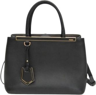 Fendi Pre-owned Toujour 8Bh 253 Handtas - Dames - Vintage Handtas - Zwart - ONE Size - Leer - Vintage