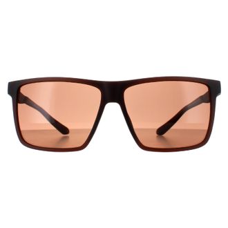 Dragon Rectangle Mens Matte Brown Lumalens Sparrow - One Size