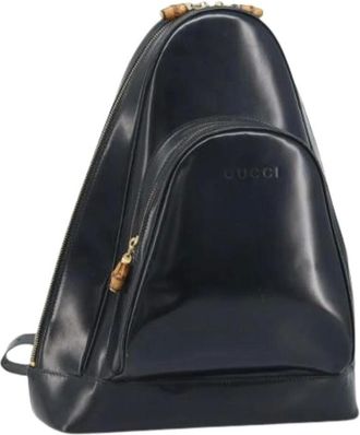 Gucci Pre-owned Backpacks, female, Black, Size: ONE SIZE Pre-owned Vintage Shoulder Bag